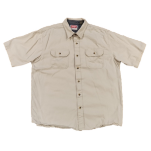 Wrangler Premium Quality Cream Button-Up Shirt